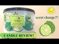 Sunny Lime Candle Review | Bath & Body Works