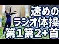 １ ２倍速 速めのラジオ体操第１ 第２と首の運動 NYのクイーンズパークにて ナレーションと字幕と付き Japanese Radio Taiso Exercise X 1 2 Speed