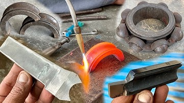 A complete process of making a threading lathe tool from a broken bearing | Thread ball tool ideas