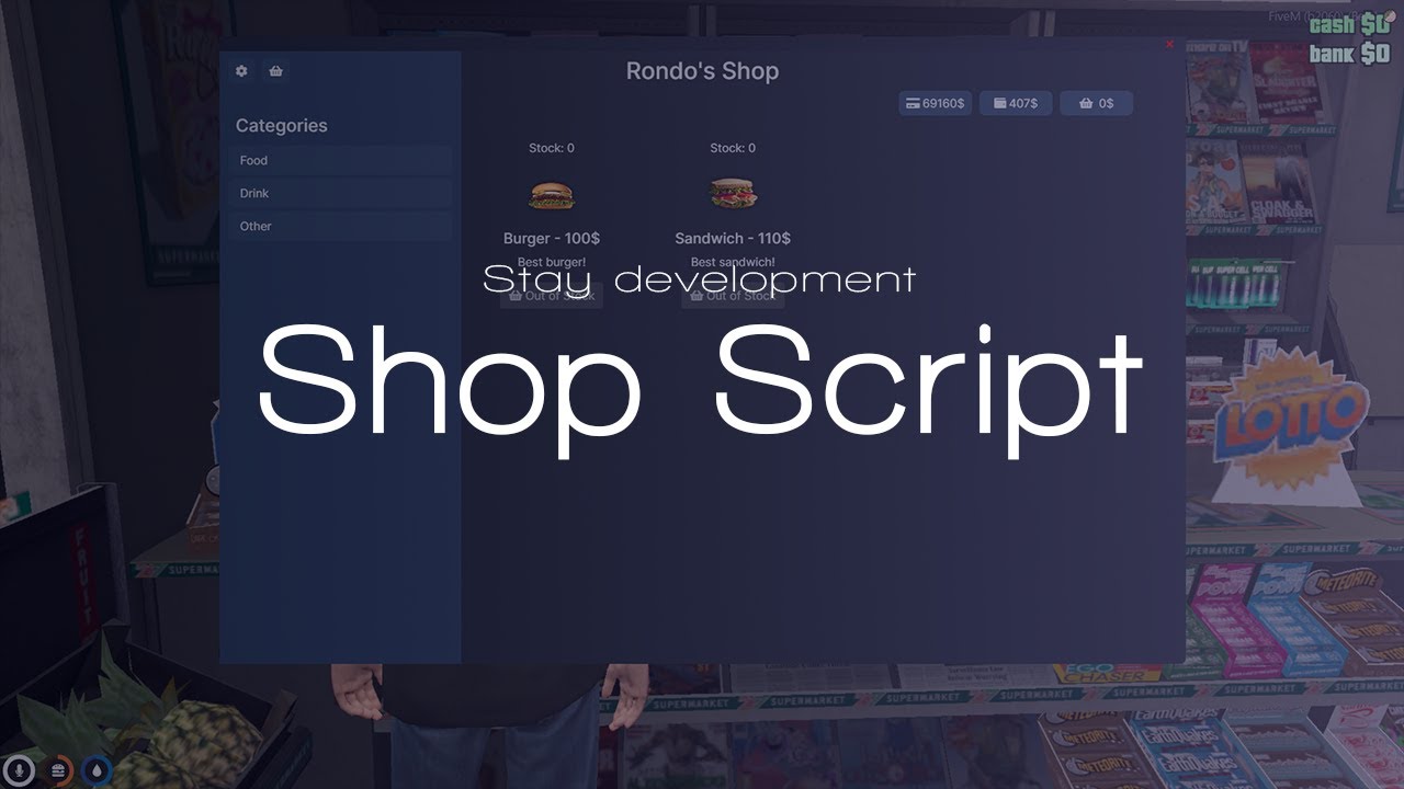 Fivem Shop Script Market Script Youtube