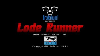 Lode Runner Review for the Atari ST by John Gage Profile