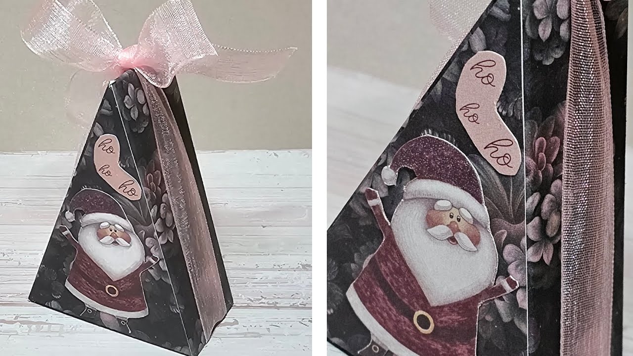 Scrapbooking : tuto boite triangle 100 %ACTION