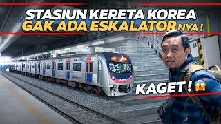 TRIP KOREA   Ep.2 LANGSUNG NYOBAIN KERETA API DI KOREA! Shock Ternyata di Korea Gaada Eskalator!