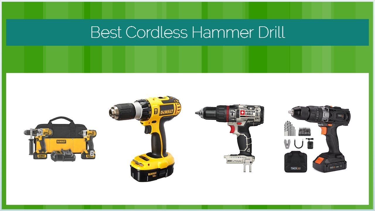 Best Cordless Hammer Drill - YouTube