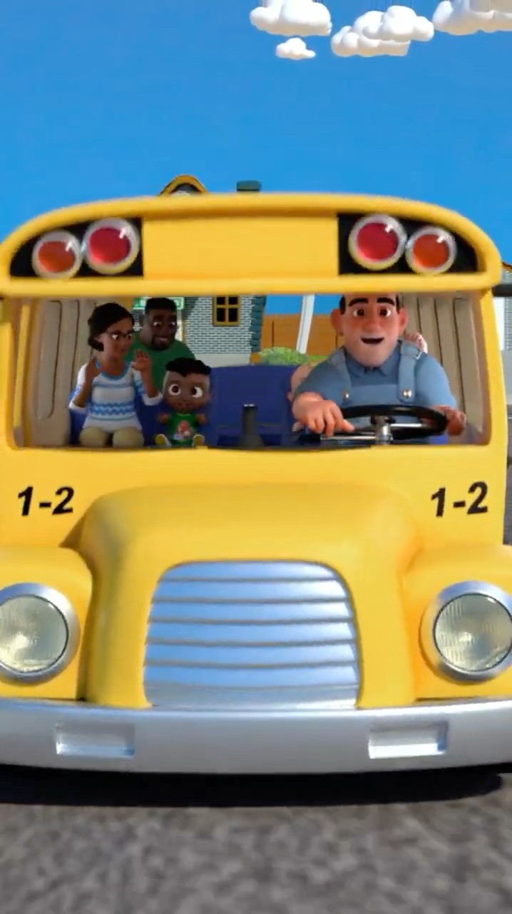 People on the bus go up and down ? #NurseryRhymes #cocomelon #shorts #learningvideos