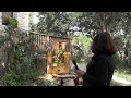 How to paint flowers outside by kathy anderson