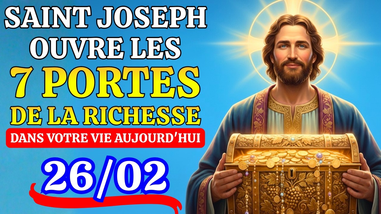 🙏 PRIÈRE PUISSANTE à SAINT JOSEPH pour la FIN des Dettes et l’ARRIVÉE de la Prospérité Divine !