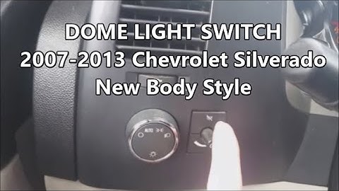 Dome Light 2007 to 2013 Chevrolet Silverado