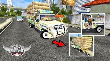 Mahindra Pickup Truck Mod For Bus Simulator Indonesia| Bussid Car Mod #bussid #mod