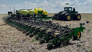 Corn Planting Season 2023 ll John Deere + Case IH + New Holland Biggest Tractors #johndeere #viral