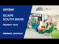 Property tour  scape south bank  student accommodation in brisbane  amber