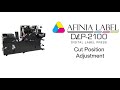 Adjusting the Cut Position - DLP-2100 Digital Label Press from Afinia Label
