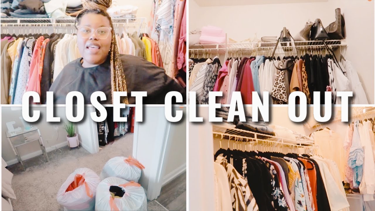 CLOSET CLEAN OUT | GETTING RID OF OVER 50 ITEMS OF CLOTHING!! - YouTube