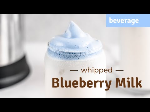 Whipped Blueberry Milk I Almond Cow