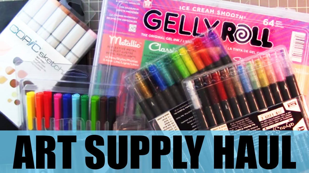 INSANE ART SUPPLY HAUL YouTube