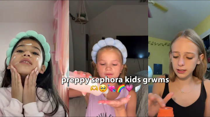 preppy sephora kids grwm! 🫶💗🥹💘🌈😛😍