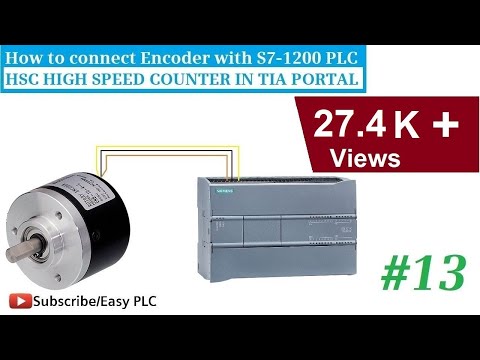 How to connect Encoder with S7-1200 ? || High Speed Counter HSC || TIA PORTAL || Lesson#13