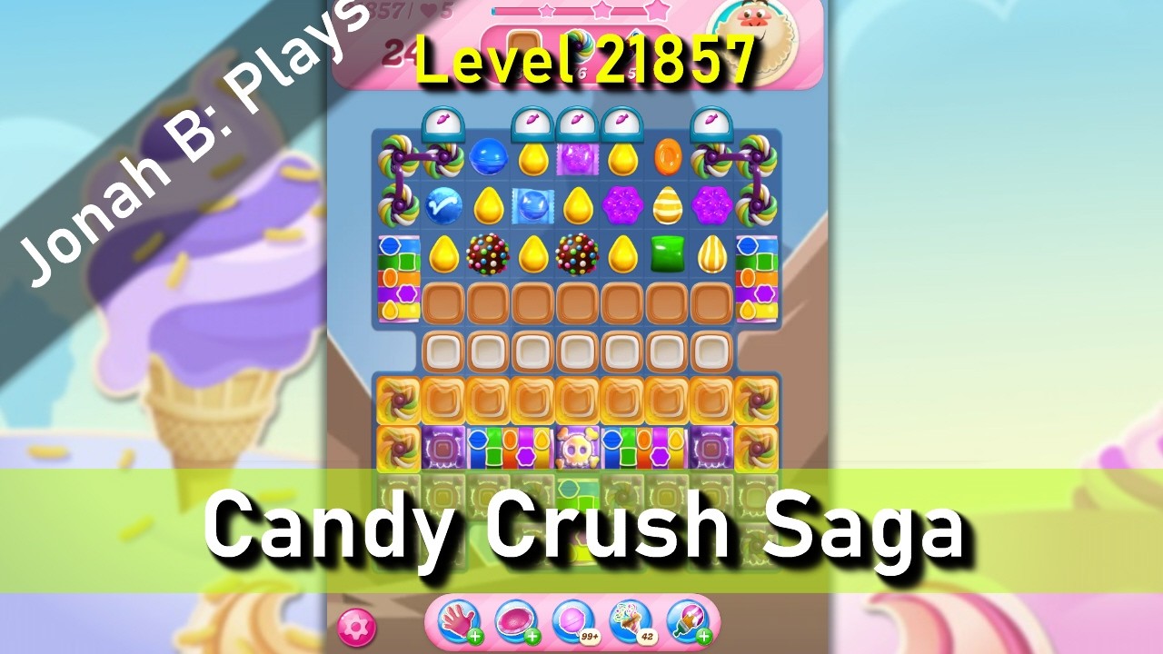 Candy Crush Saga Level 21857 - YouTube