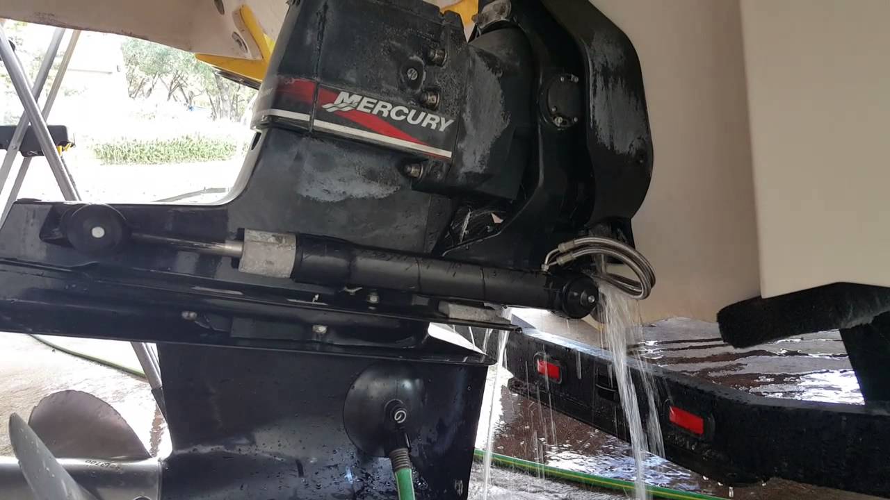 Mercruiser Alarm in driveway on hose. YouTube