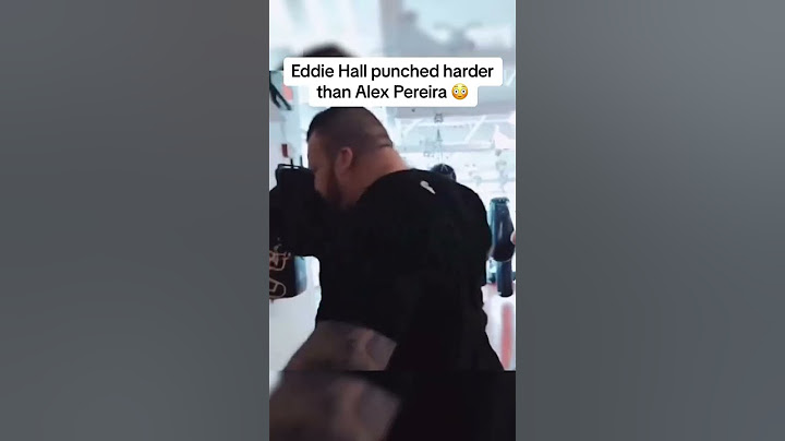 Eddie Hall broke Alex Pereira’s record 💥 (via alexpoatanpereira/IG, eddiehallwsm/TT)