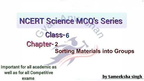NCERT Science MCQ