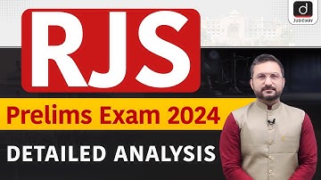 RJS Prelims 2024 | Rajasthan Judiciary Paper Analysis  | Drishti Judiciary