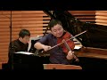 Diyang Mei viola & Chiyan Wong piano perform Schumann's Märchenbilder Op  113