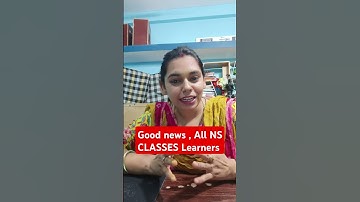 Good News , All NS CLASSES Learners #computerscience #nsclasses