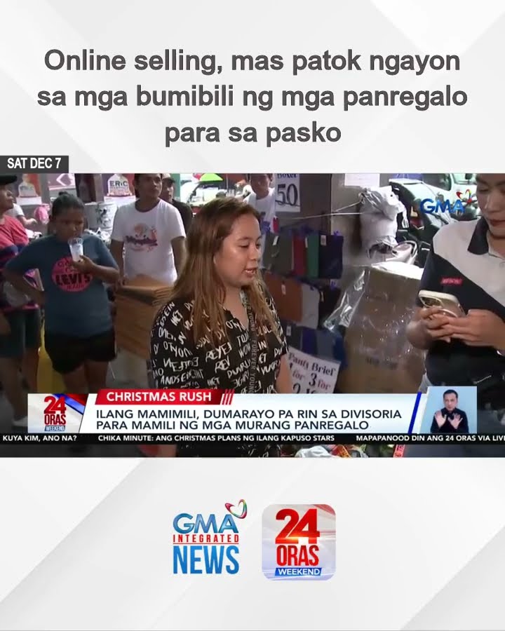 Online selling, mas patok ngayon sa mga bumibili ng mga panregalo para sa pasko | 24 Oras Weekend