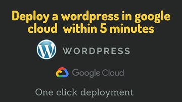 WordPress on google cloud with phpmyadmin installation !!! | One-click deployment