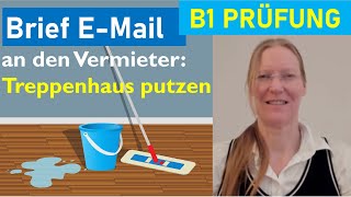 B1 EMail schreiben / Brief / Prüfung / 2024 / G.A.S.T. / DTZ / Deutsch lernen / learn German