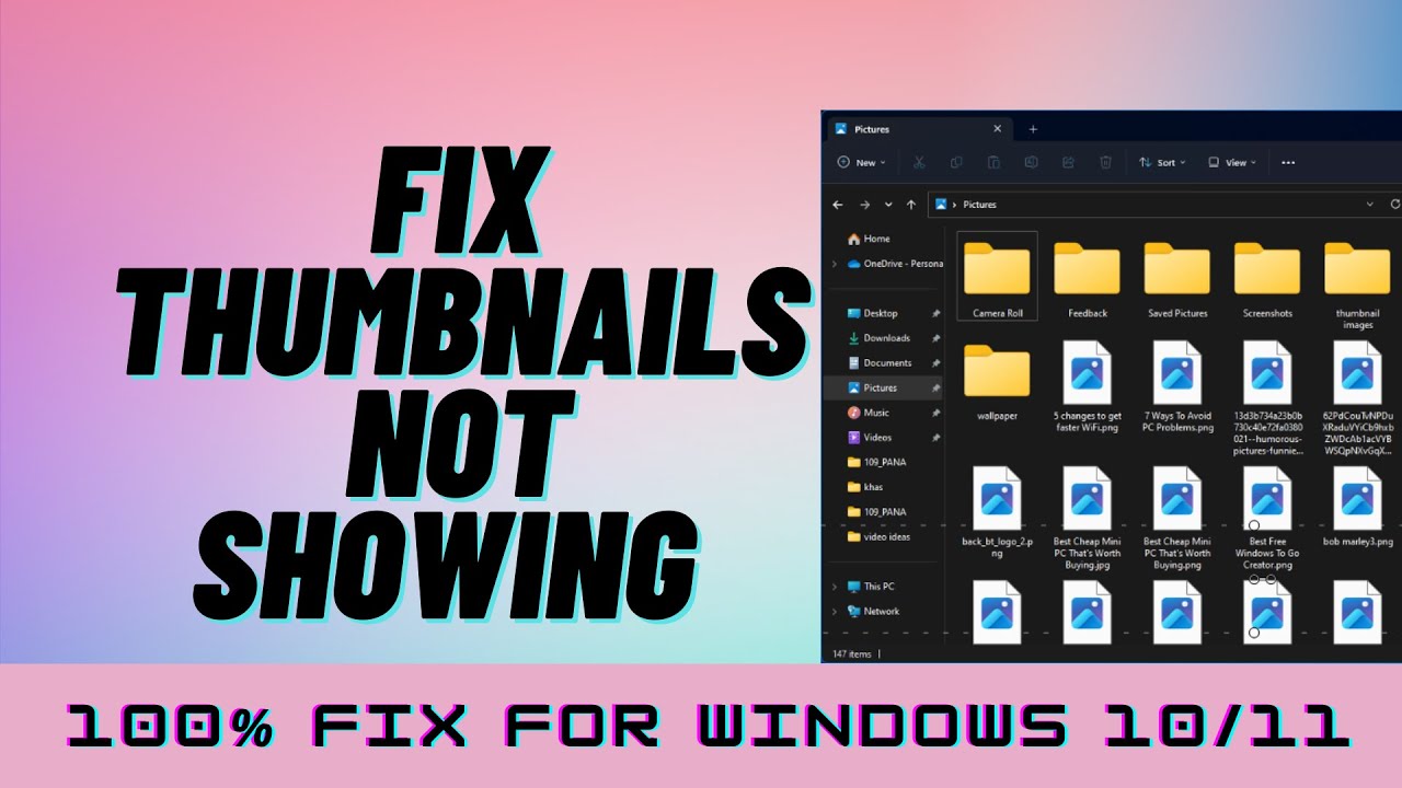 Fix Thumbnails Not Showing Problem On Windows 11 YouTube