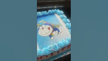 Thumbnail of cake #love Doraemon photo cake #song
