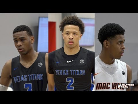 Greg Brown & Cade Cunningham Taking On Adam Miller & Mac Irvin Fire at EYBL Dallas!