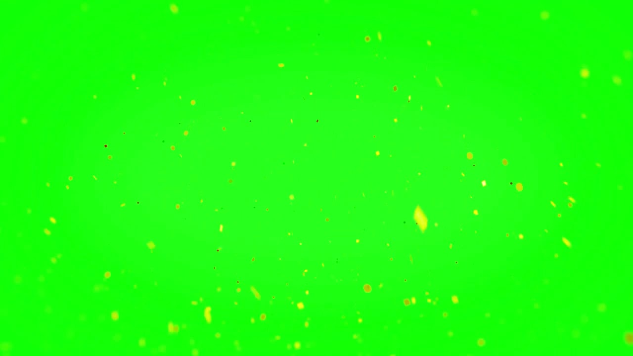 Free golden confetti explosion on green screen YouTube