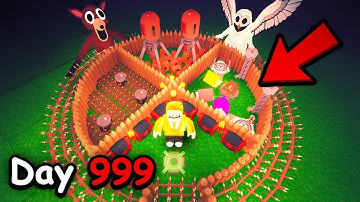 I Built The Most SECURE AFK Base In 99 Nights In The Forest...