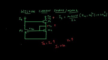 Working of Wilson current mirror