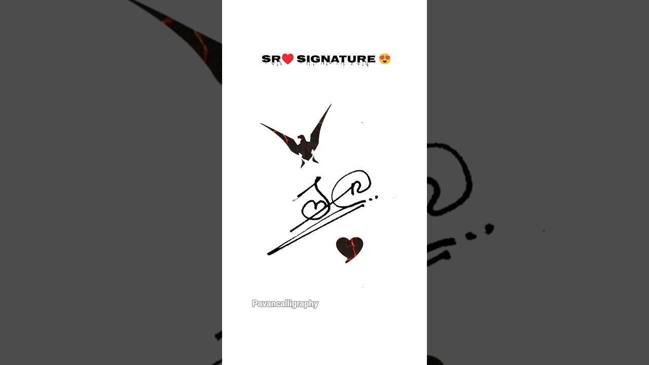 SR signature style 😍 