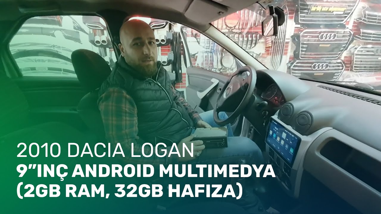 2010 Dacia Logan // 9”inç Android Multimedya (2gb Ram, 32 gb Hafıza)