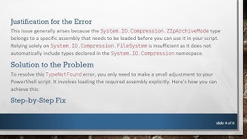 Solving the TypeNotFound Error for System.IO.Compression in PowerShell