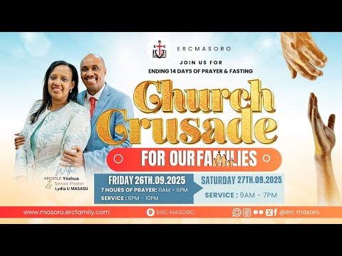 SATURDAY 27 09 2025 14 DAYS OF FASTING PRAYER CHURCH CRUSADE With APOSTLE YOSHUA N MASASU