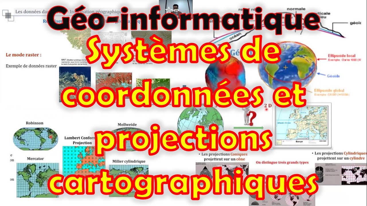 Cours SIG : Systèmes de coordonnées & Projections cartographiques