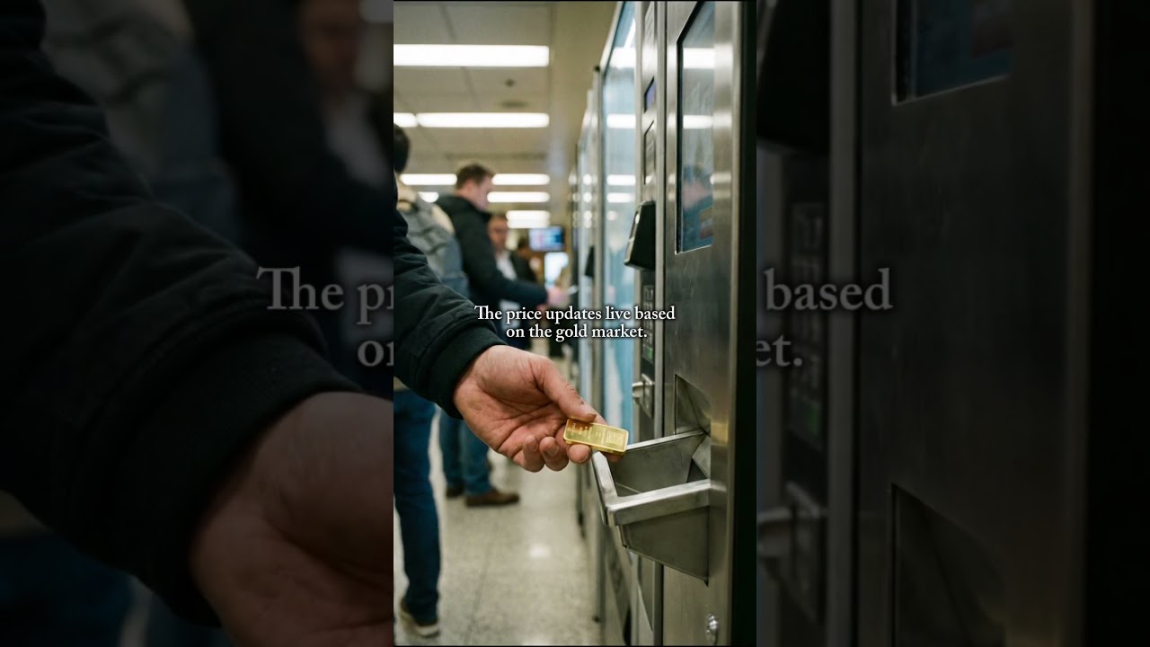 Yes, this is real. You can buy gold from an ATM in some countries 🤯. 