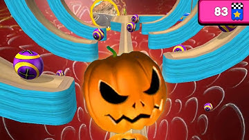 GOING BALLS 🌛🎃Sky Rolling Ball 🌖🎃ACTION BALLS 🌖🌖🌖 All Levels Gameplay Android, iOS Part 380