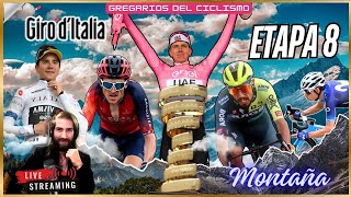 (EN VIVO)  Etapa 8 MontañaGIRO DE ITALIA 2024 ‍♂POGACAR, NARVAEZ, MOLANO, MARTINEZ, RUBIO #uci