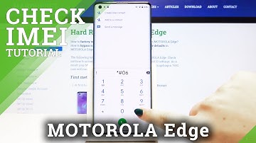 How to Check IMEI and Serial Number in Motorola Edge - IMEI & SN