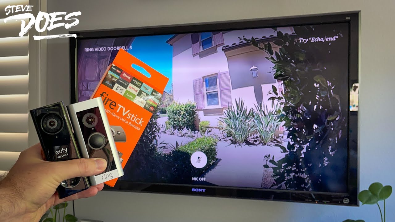 Langskomen Oranje Oriënteren How To Display Your Video Doorbell On A Fire TV Stick - YouTube