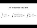 only 1 in 100 solves these 3 integrals from MIT Integration Bee 2025 (comp. 2)