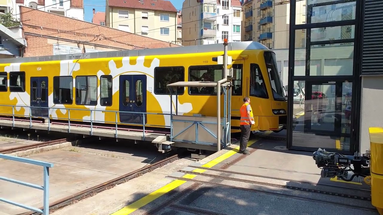 Neue Zahnradbahn für Stuttgart in Probefahrt