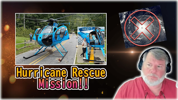 Rob Reacts - Cleetus McFarland "Taking Our Helicopter Into North Carolina's Disaster"